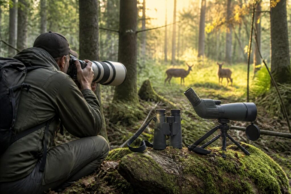 Jumelles et longue-vue : compléments du photographe animalier