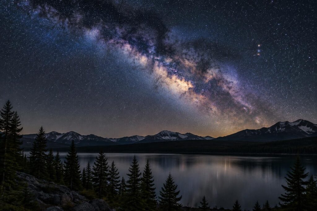 Photographier la Voie lactée au-dessus d’un paysage