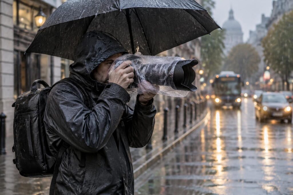 Photographier sous la pluie sans abîmer son matériel